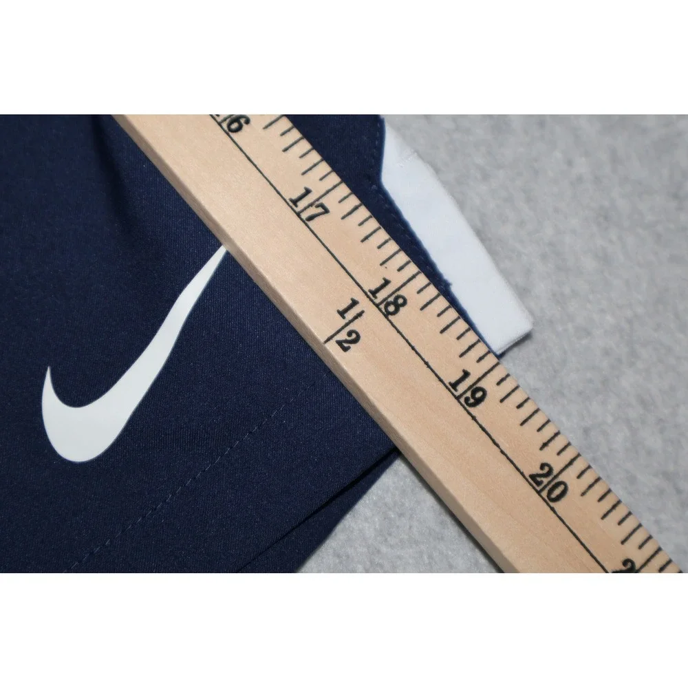 Nike Shorts Mens XL Blue Dri-Fit Athletic Training Gym Running Swoosh 9